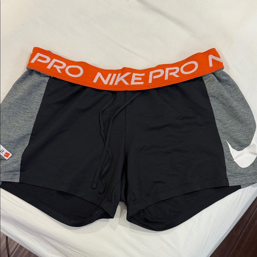 Nike black and Gray Athletic Shorts
